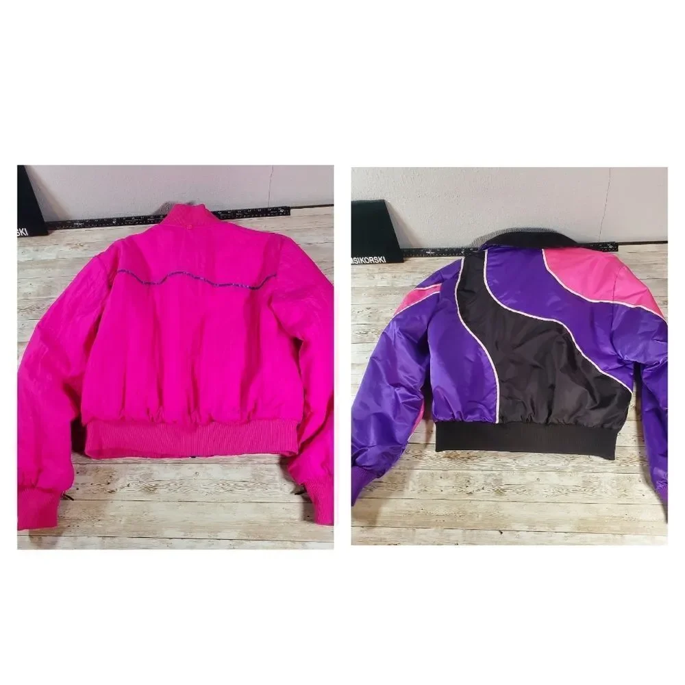 Retro Arctic Cat Women's Legend Neon 2-in-1 Snowmobile Jacket‎ Coat Size Medium